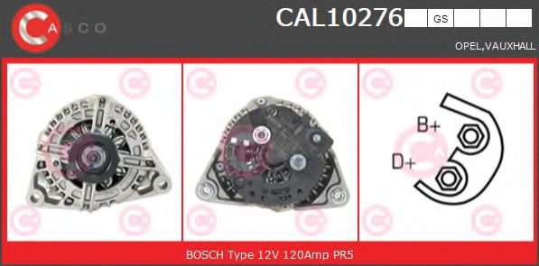 Генератор CASCO CAL10276GS GENUINE SERIES