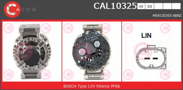 Генератор CASCO CAL10325AS BRAND NEW SERIES