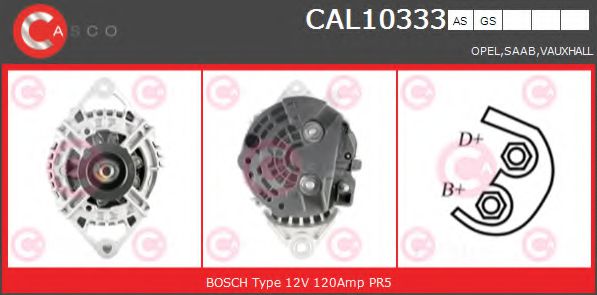 Генератор CASCO CAL10333AS BRAND NEW SERIES