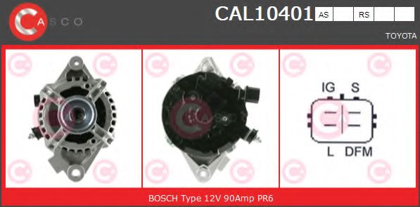 Генератор CASCO CAL10401AS BRAND NEW SERIES