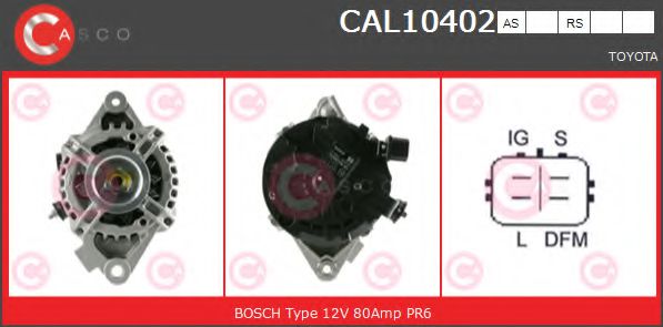 Генератор CASCO CAL10402AS BRAND NEW SERIES