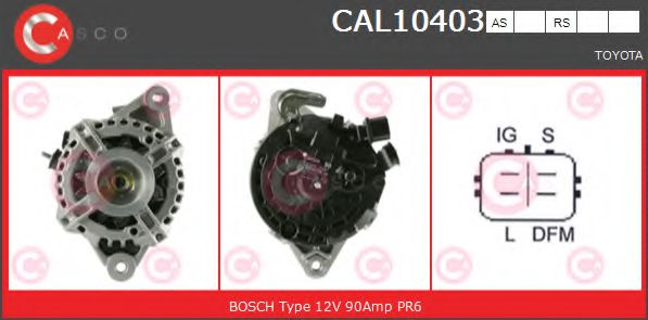 Генератор CASCO CAL10403AS BRAND NEW SERIES