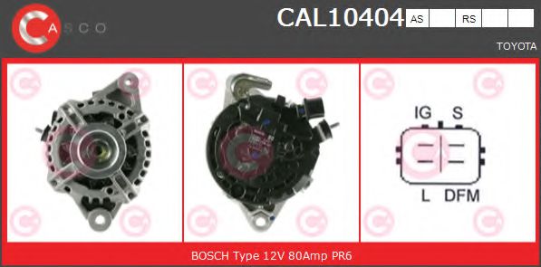 Генератор CASCO CAL10404AS BRAND NEW SERIES