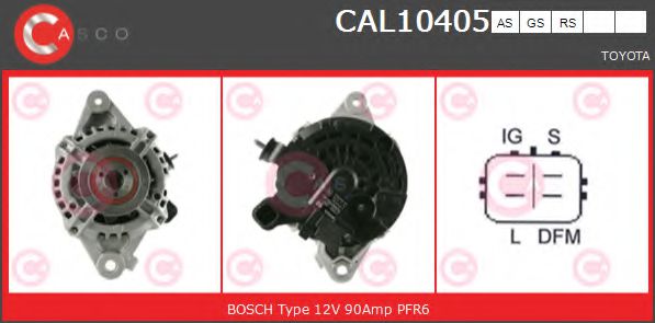 Генератор CASCO CAL10405AS BRAND NEW SERIES