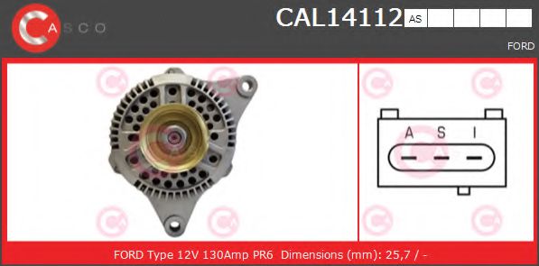 Генератор CASCO CAL14112AS BRAND NEW SERIES