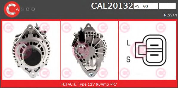 Генератор CASCO CAL20132AS BRAND NEW SERIES