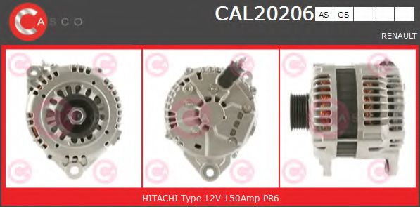 Генератор CASCO CAL20206AS BRAND NEW SERIES