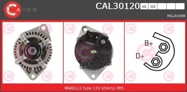 Генератор CASCO CAL30120AS BRAND NEW SERIES