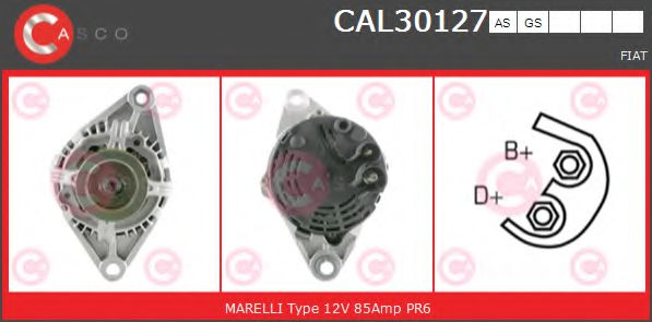 Генератор CASCO CAL30127AS BRAND NEW SERIES
