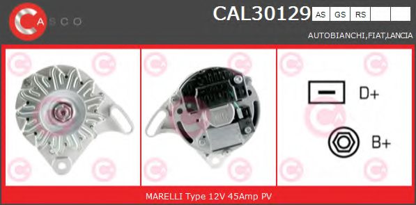 Генератор CASCO CAL30129AS BRAND NEW SERIES