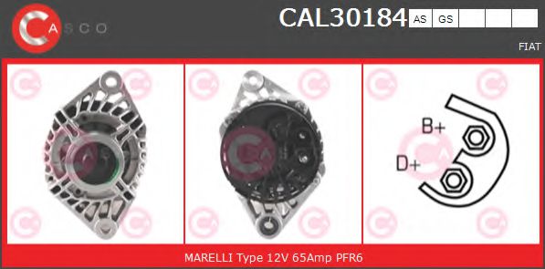 Генератор CASCO CAL30184AS BRAND NEW SERIES