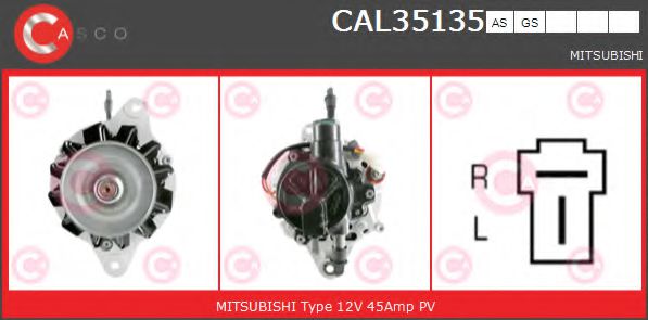 Генератор CASCO CAL35135AS BRAND NEW SERIES