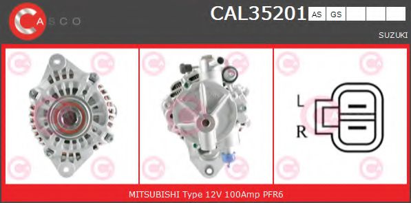 Генератор CASCO CAL35201AS BRAND NEW SERIES