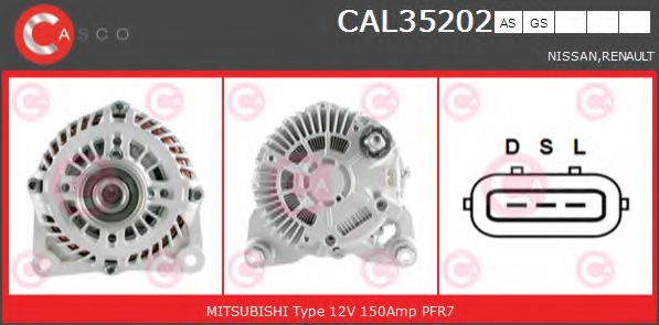 Генератор CASCO CAL35202AS BRAND NEW SERIES
