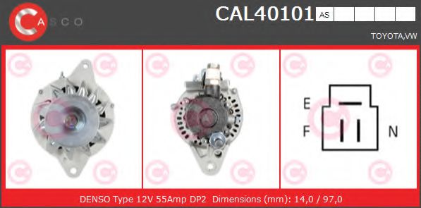 Генератор CASCO CAL40101AS BRAND NEW SERIES