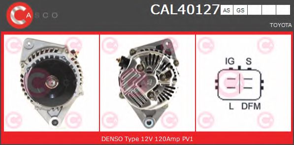 Генератор CASCO CAL40127AS BRAND NEW SERIES
