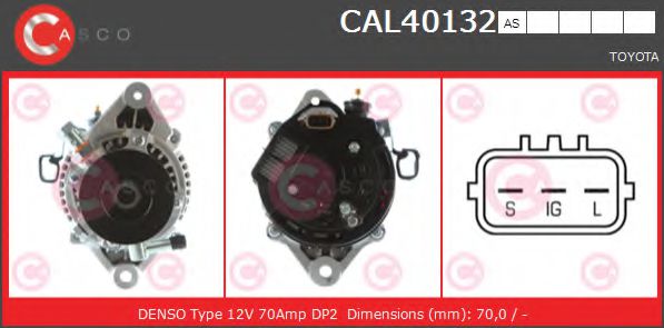 Генератор CASCO CAL40132AS BRAND NEW SERIES