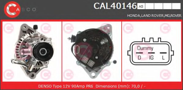 Генератор CASCO CAL40146AS BRAND NEW SERIES