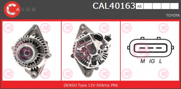 Генератор CASCO CAL40163AS BRAND NEW SERIES