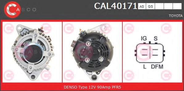 Генератор CASCO CAL40171AS BRAND NEW SERIES