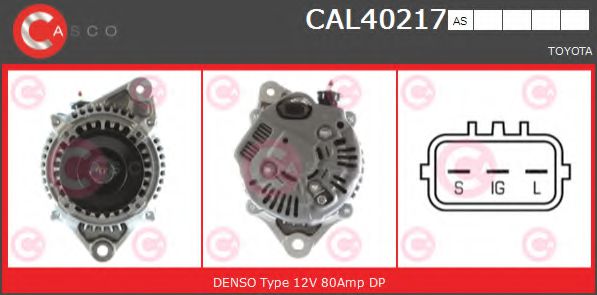 Генератор CASCO CAL40217AS BRAND NEW SERIES