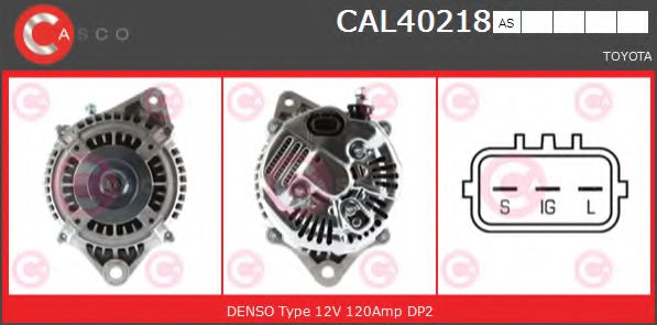 Генератор CASCO CAL40218AS BRAND NEW SERIES