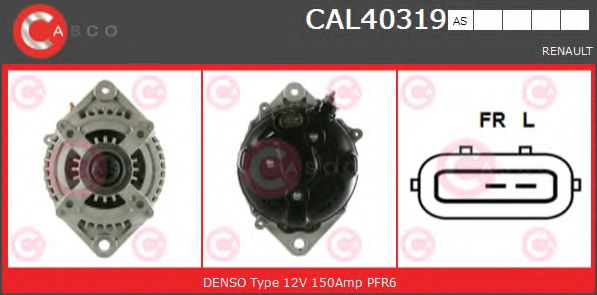 Генератор CASCO CAL40319AS BRAND NEW SERIES