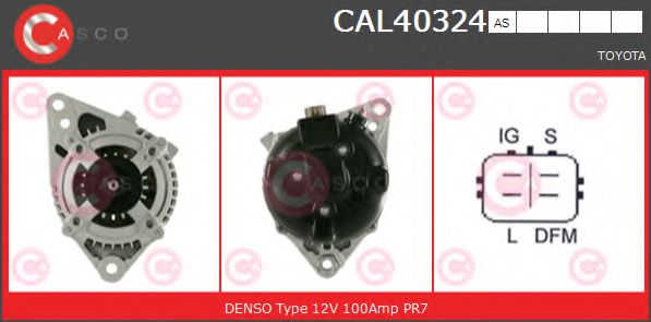 Генератор CASCO CAL40324AS BRAND NEW SERIES