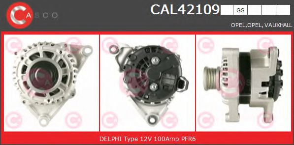 Генератор CASCO CAL42109GS GENUINE SERIES