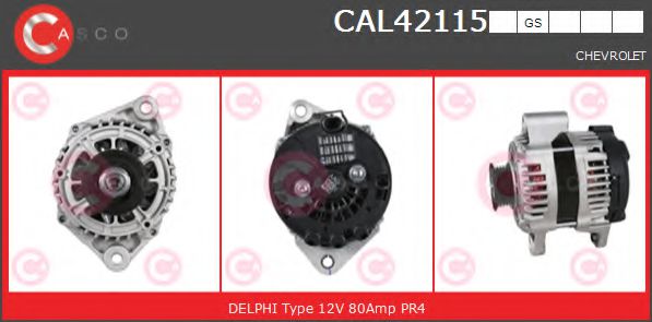 Генератор CASCO CAL42115GS GENUINE SERIES