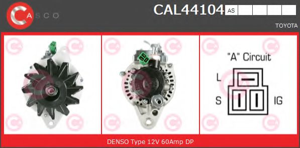 Генератор CASCO CAL44104AS BRAND NEW SERIES