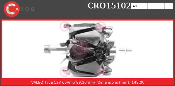 Ротор генератора CASCO CRO15102AS BRAND NEW SERIES