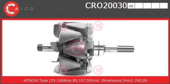 Ротор генератора CASCO CRO20030AS BRAND NEW SERIES