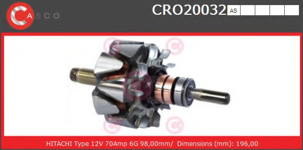 Ротор генератора CASCO CRO20032AS BRAND NEW SERIES