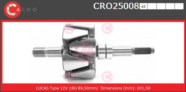 Ротор генератора CASCO CRO25008AS BRAND NEW SERIES