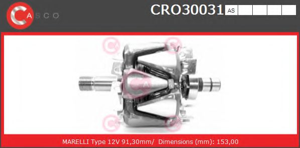 Ротор генератора CASCO CRO30031AS BRAND NEW SERIES