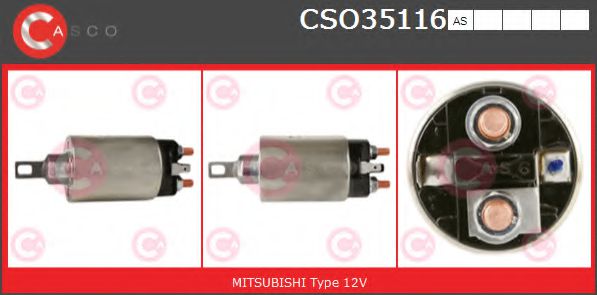 Втягивающее реле CASCO CSO35116AS BRAND NEW SERIES