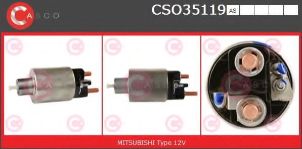 Втягивающее реле CASCO CSO35119AS BRAND NEW SERIES