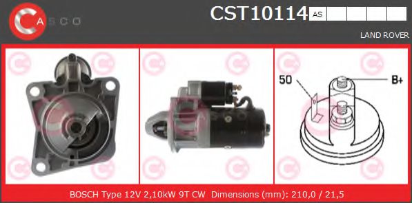 Стартер CASCO CST10114AS BRAND NEW SERIES