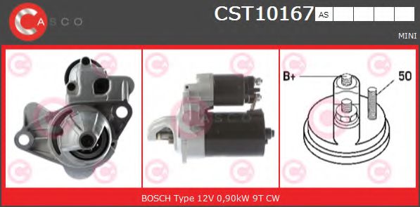 Стартер CASCO CST10167AS BRAND NEW SERIES