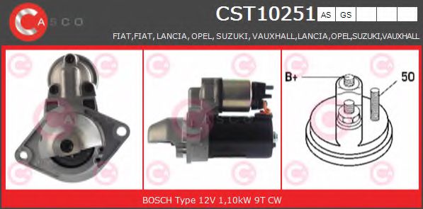 Стартер CASCO CST10251AS BRAND NEW SERIES