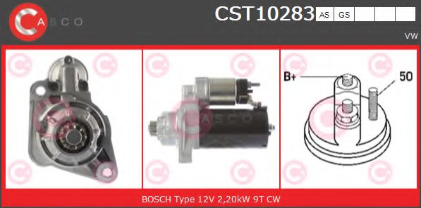 Стартер CASCO CST10283AS BRAND NEW SERIES