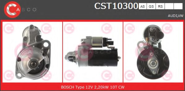 Стартер CASCO CST10300AS BRAND NEW SERIES