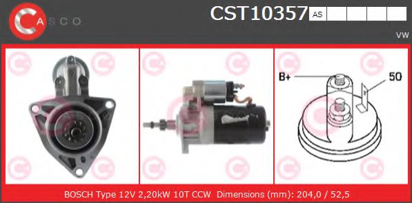 Стартер CASCO CST10357AS BRAND NEW SERIES