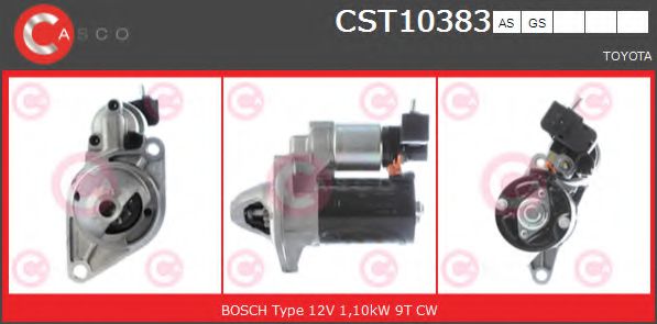 Стартер CASCO CST10383AS BRAND NEW SERIES