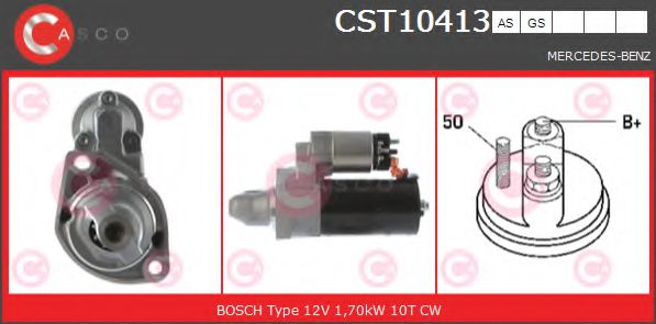 Стартер CASCO CST10413AS BRAND NEW SERIES