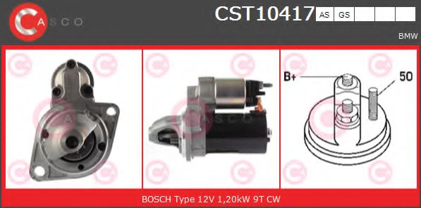 Стартер CASCO CST10417AS BRAND NEW SERIES