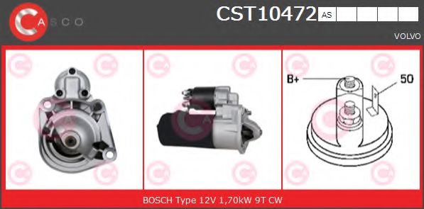 Стартер CASCO CST10472AS BRAND NEW SERIES