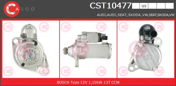Стартер CASCO CST10477GS GENUINE SERIES