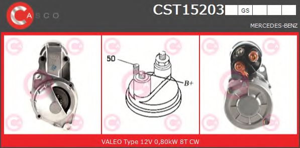 Стартер CASCO CST15203GS GENUINE SERIES